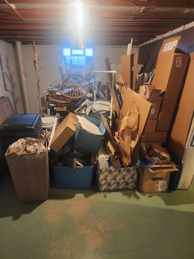 Roll-off dumpster container at job site for 20 Yard Dumpster Rental in Balm